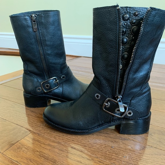 Vince Camuto genuine leather “Walt” Moto Boo - Picture 2 of 5